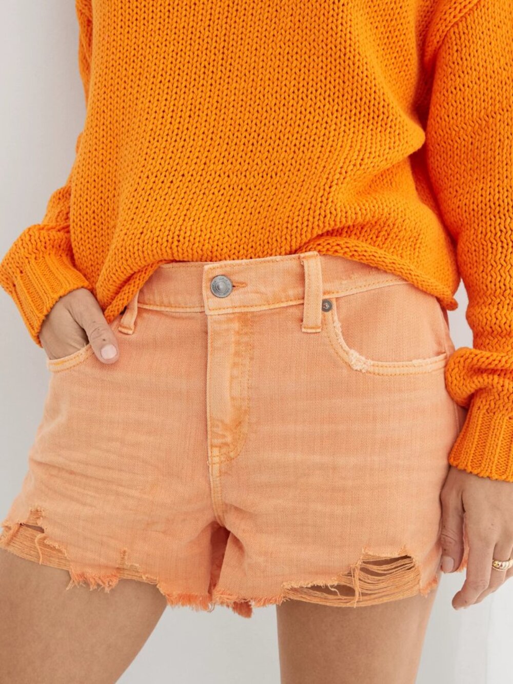 NEW Aerie Daydream Denim Shorts Size L
